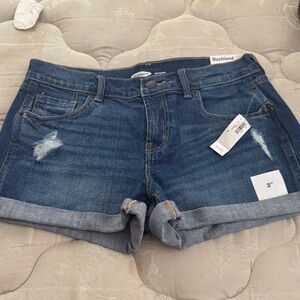 Old Navy Dark Blue Jean Shorts